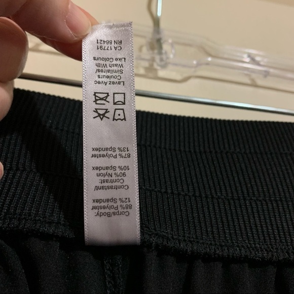 Kyodan Soft Stretchy Athletic Active Wear Mesh Black Leggings. Size XS - Picture 13 of 13